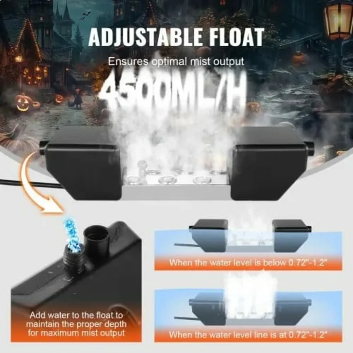 Ultrasonic Mist Maker 6 Head, 4500mL/H Ultrasonic - Image 2