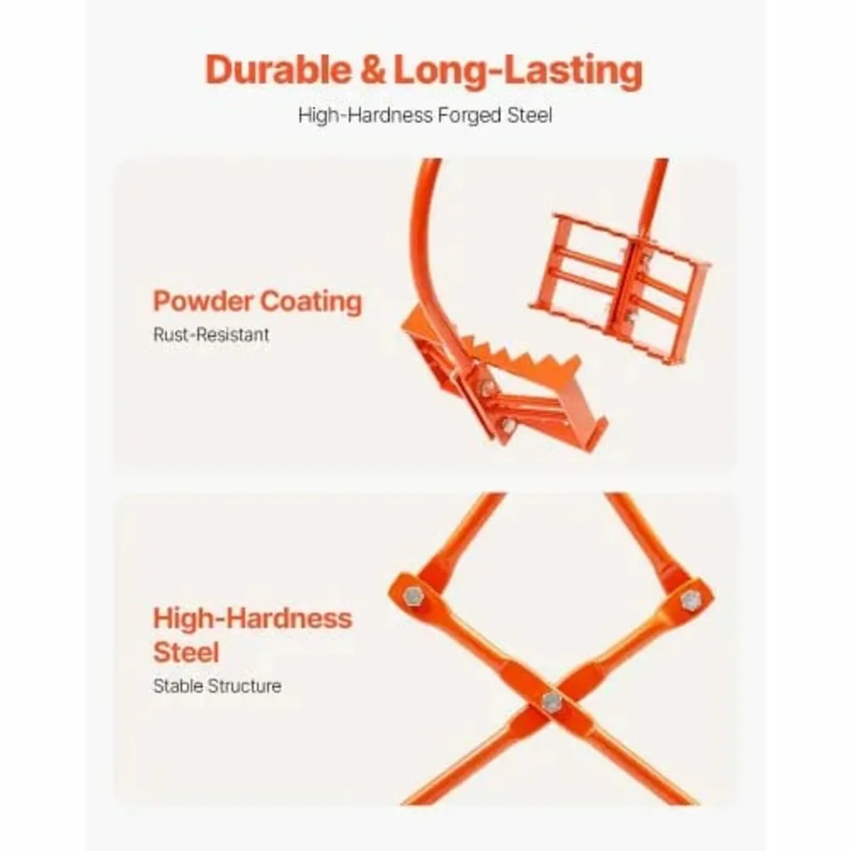 24in Stone Lifting Tongs, 2-Claw Rock Tongs, Heavy - Image 2