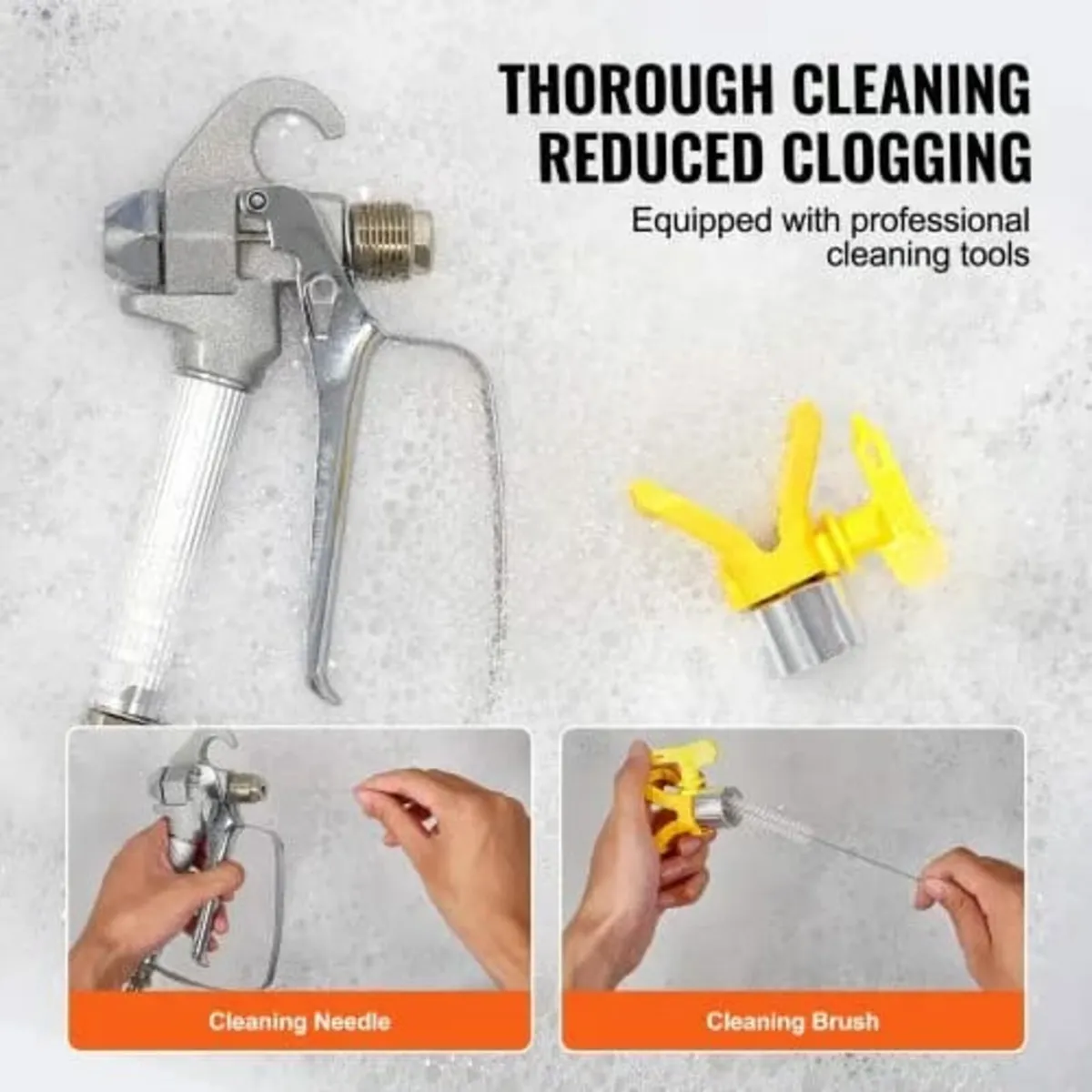 Airless Paint Sprayer, 1100 W Efficiency Cart Airl - Image 4