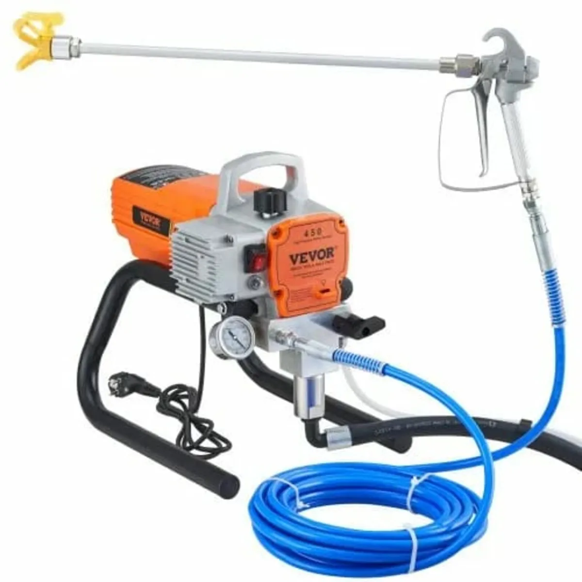 1500W Airless Paint Sprayer, Hose Paint Gun 3000PS - Image 1