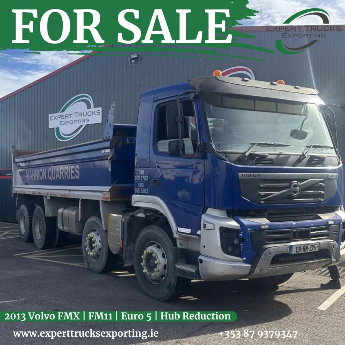 2013 Volvo FMX | FM11 | Automatic | 8x4 | Euro 5