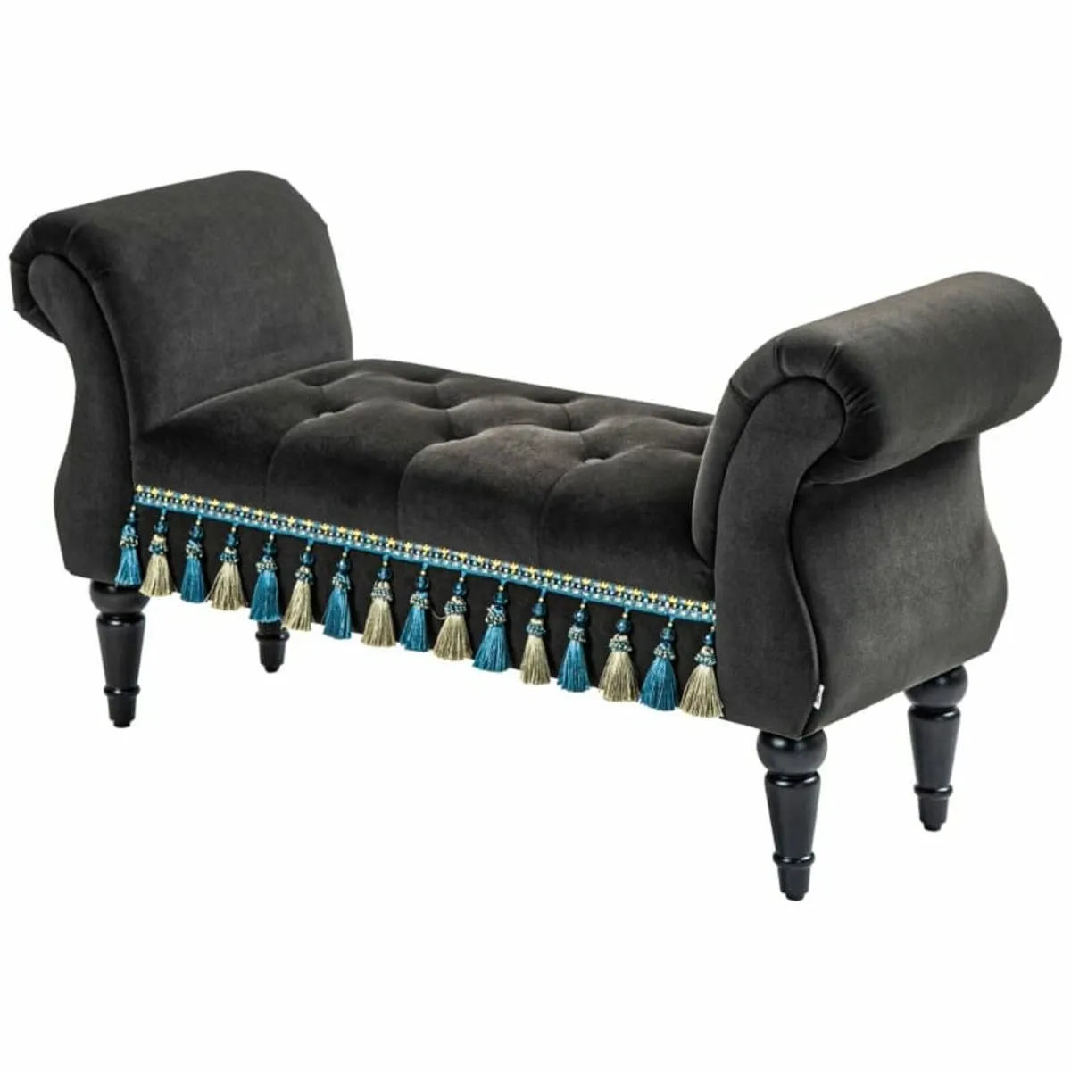 Upholstered Bench, Seat Bench, Vintage Design, up - Image 2