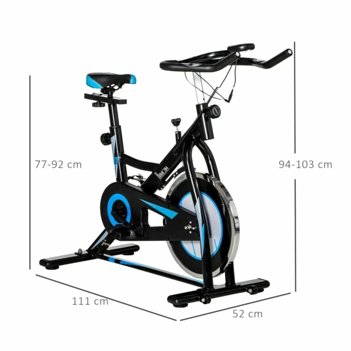 Stationary Exercise Bike, 8kg Flywheel Indoor Cycl - Image 3