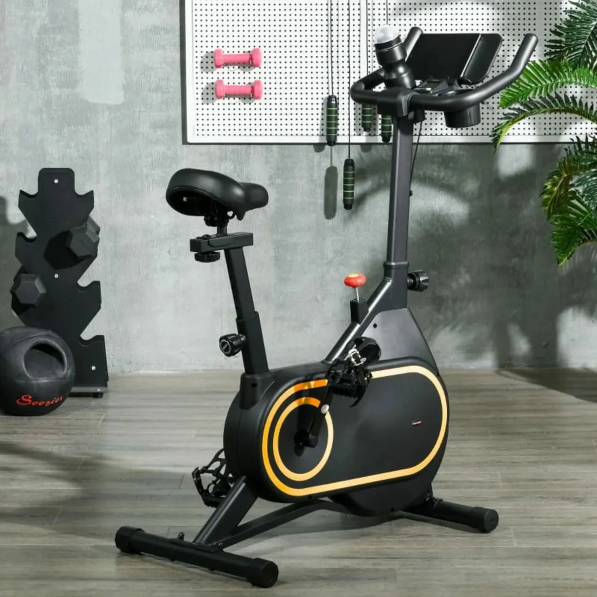 Magnetic Indoor Cycling Bike, Exercise Bike with S - Image 1