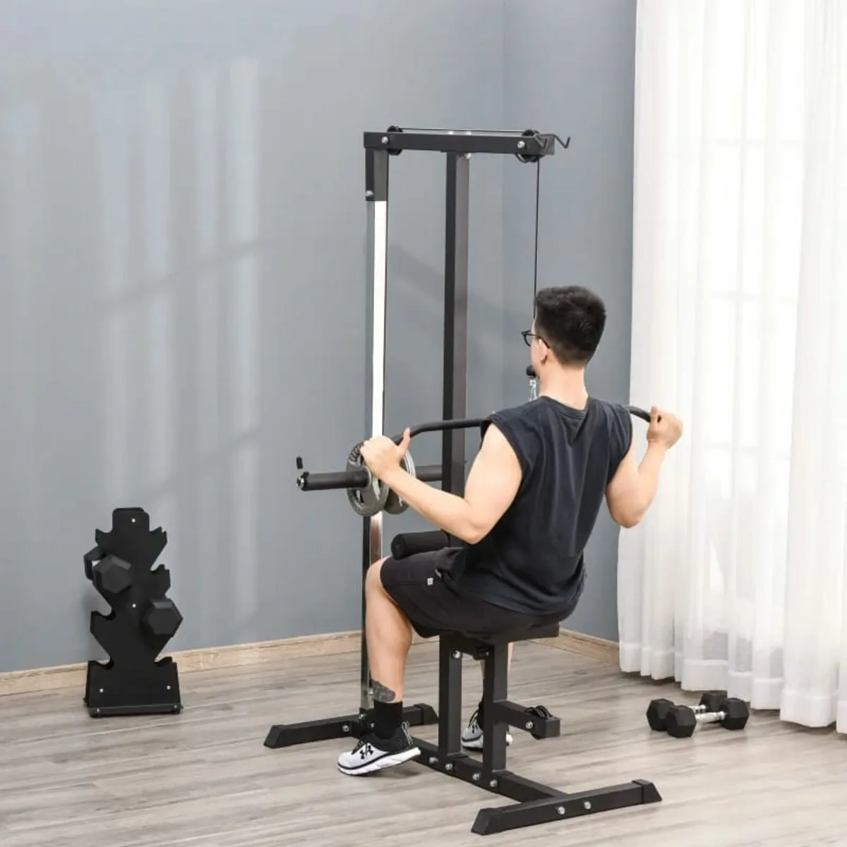 Exercise Pulley Machine Pulldown Machine Power Tow - Image 3