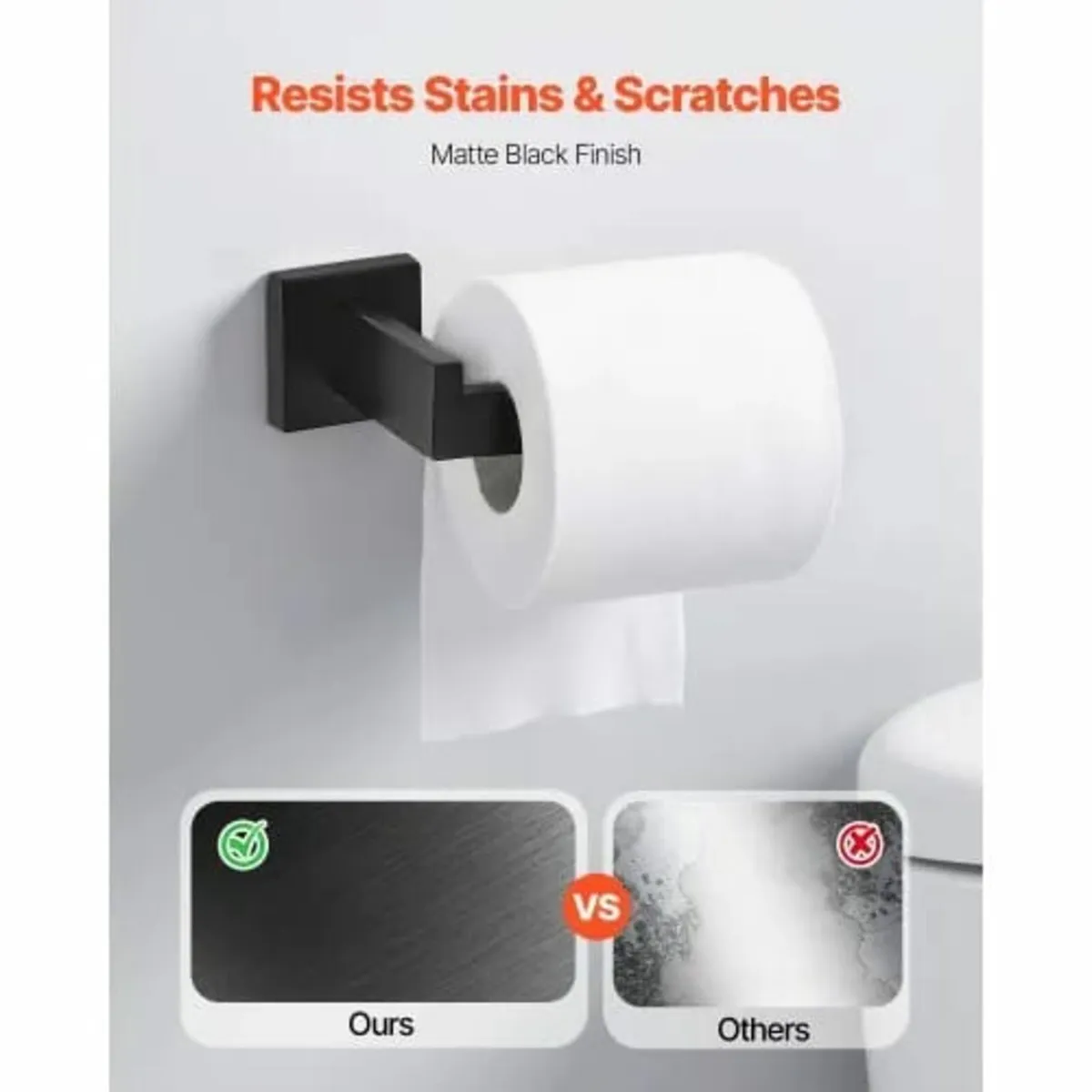 Matte Black Bathroom Hardware Set, 10-Piece Bathro - Image 4