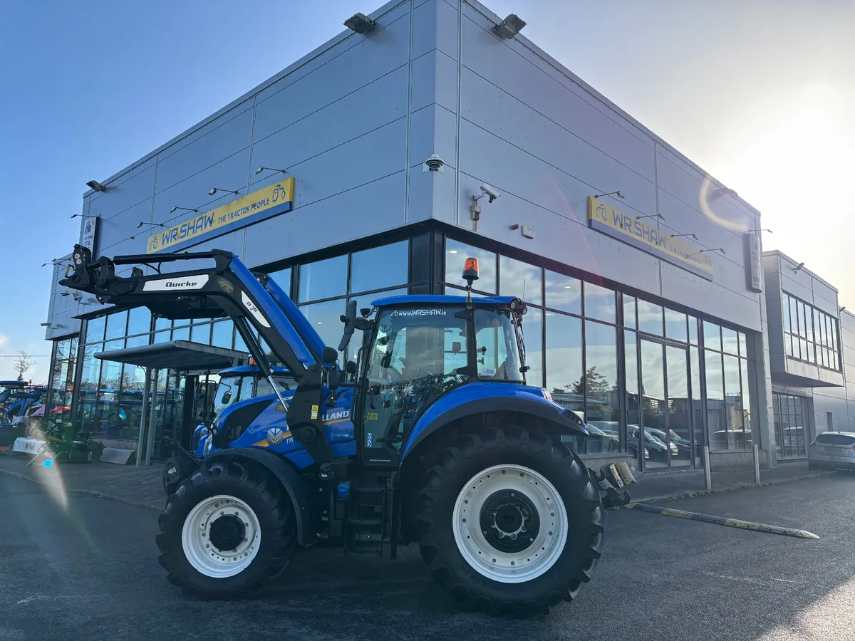 New Holland T5.120-Electro Command c/w Q3m-1077hrs - Image 1