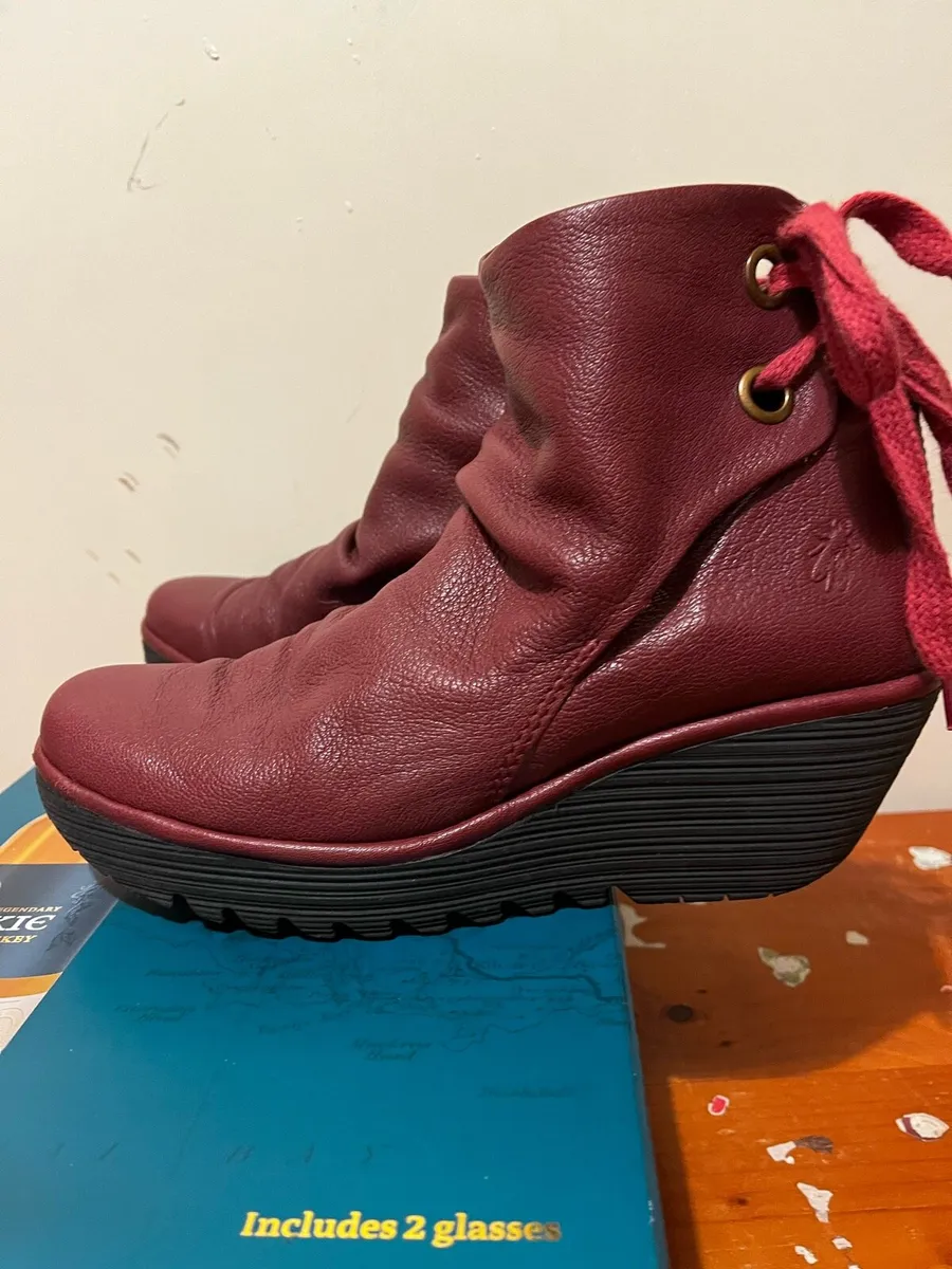 Red Fly London Boots - Image 3