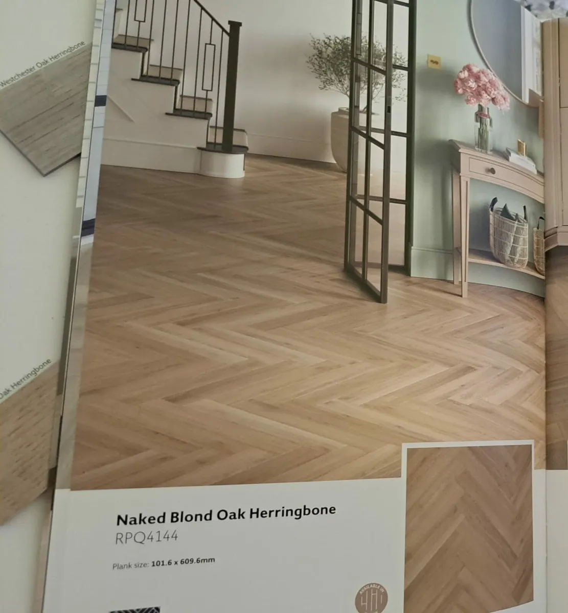 LVT herringbone flooring - Image 1