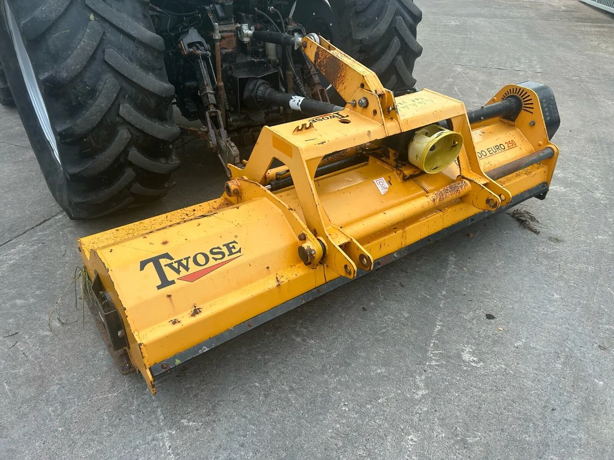 Twose 8ft flail topper front or rear mounted - Image 1