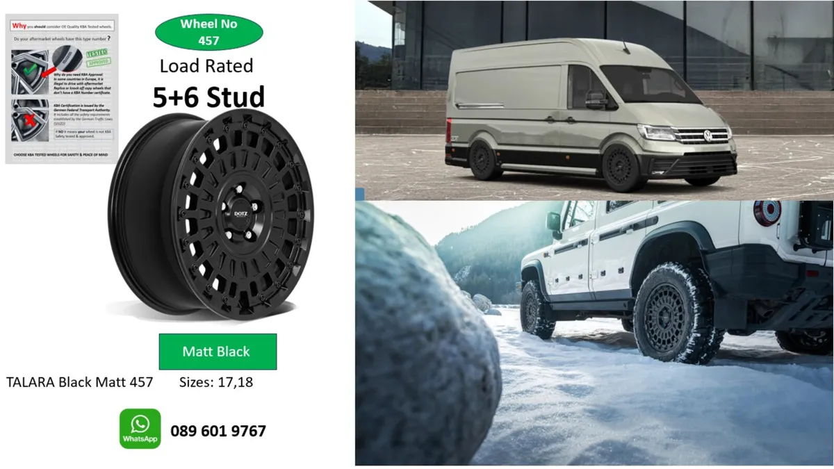 Van Swamper style   alloy wheels Route 66 - Image 2