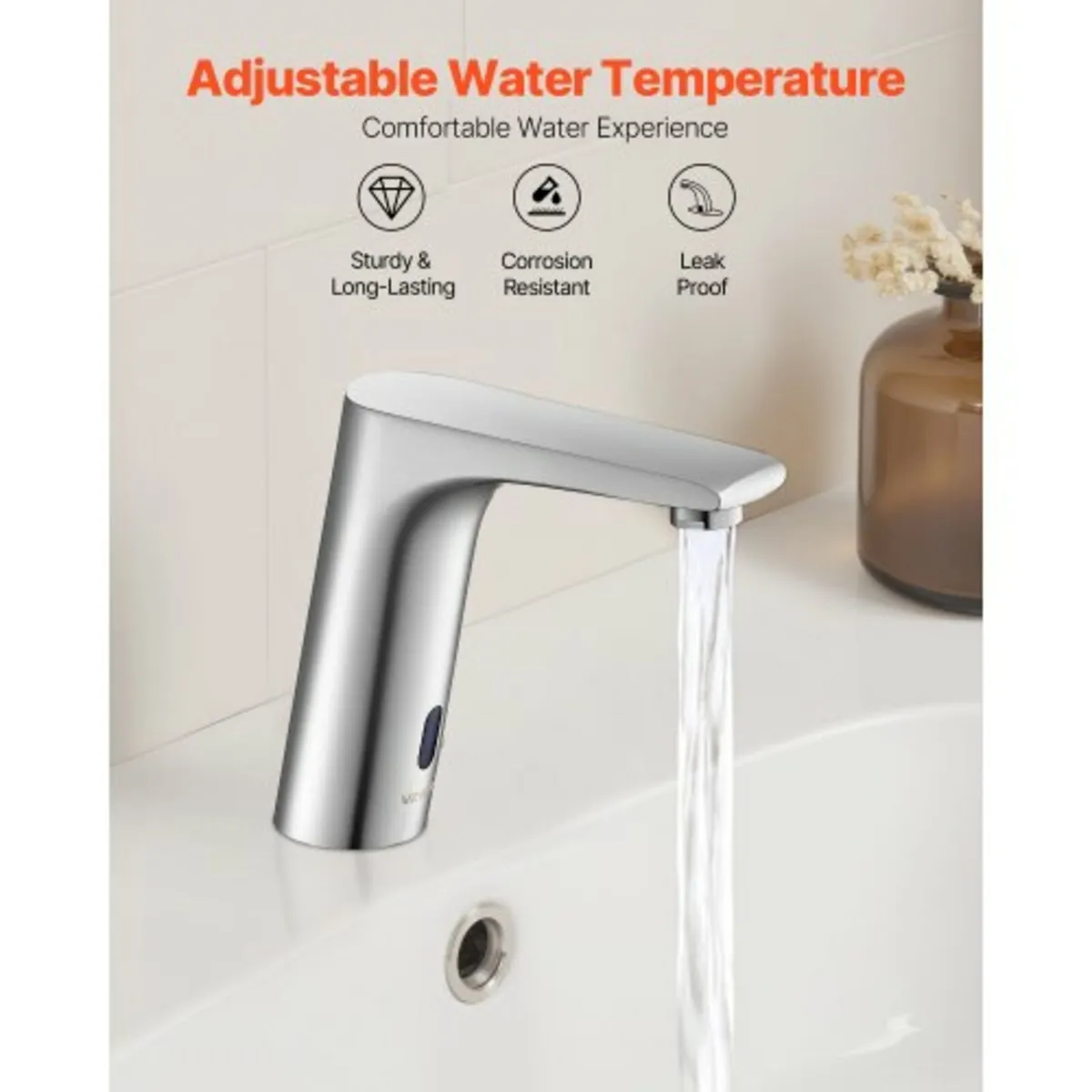 Touchless Bathroom Sink Faucet, Automatic Motion S - Image 3