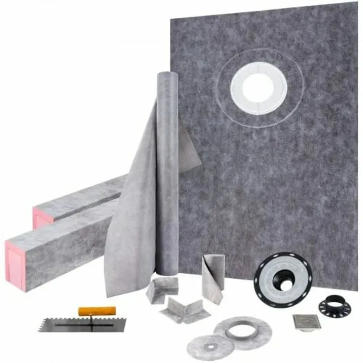 Shower Curb Kit, 38"x60" Watertight Shower Curb - Image 1