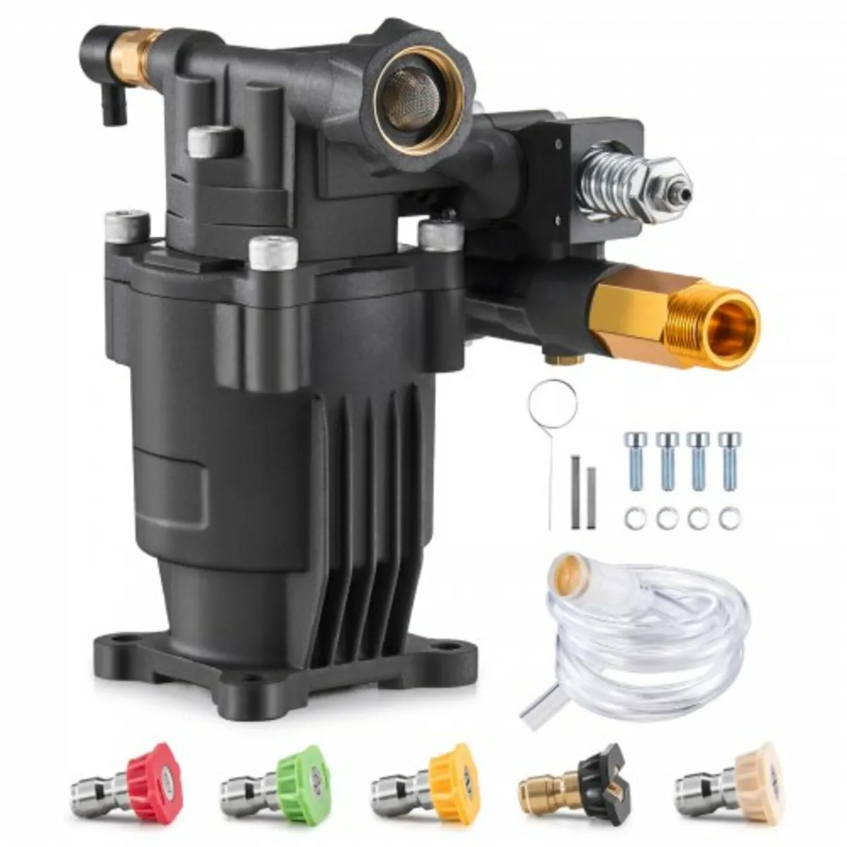 Pressure Washer Pump, 19mm(3/4") Shaft Horizontal, - Image 1