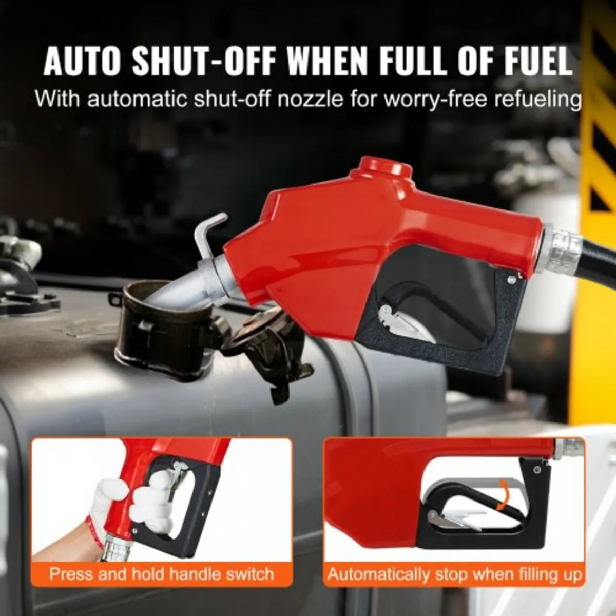 Fuel Transfer Pump, 12V DC 20 GPM 1/4 HP, Gasoline - Image 2