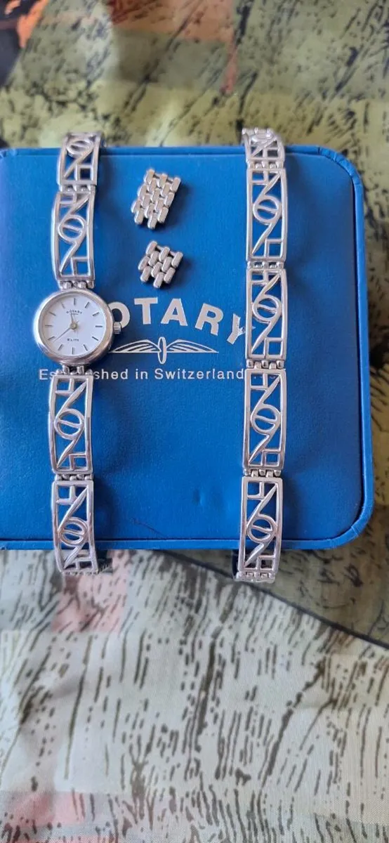 Rotary Sterling Silver Watch Set - Image 2