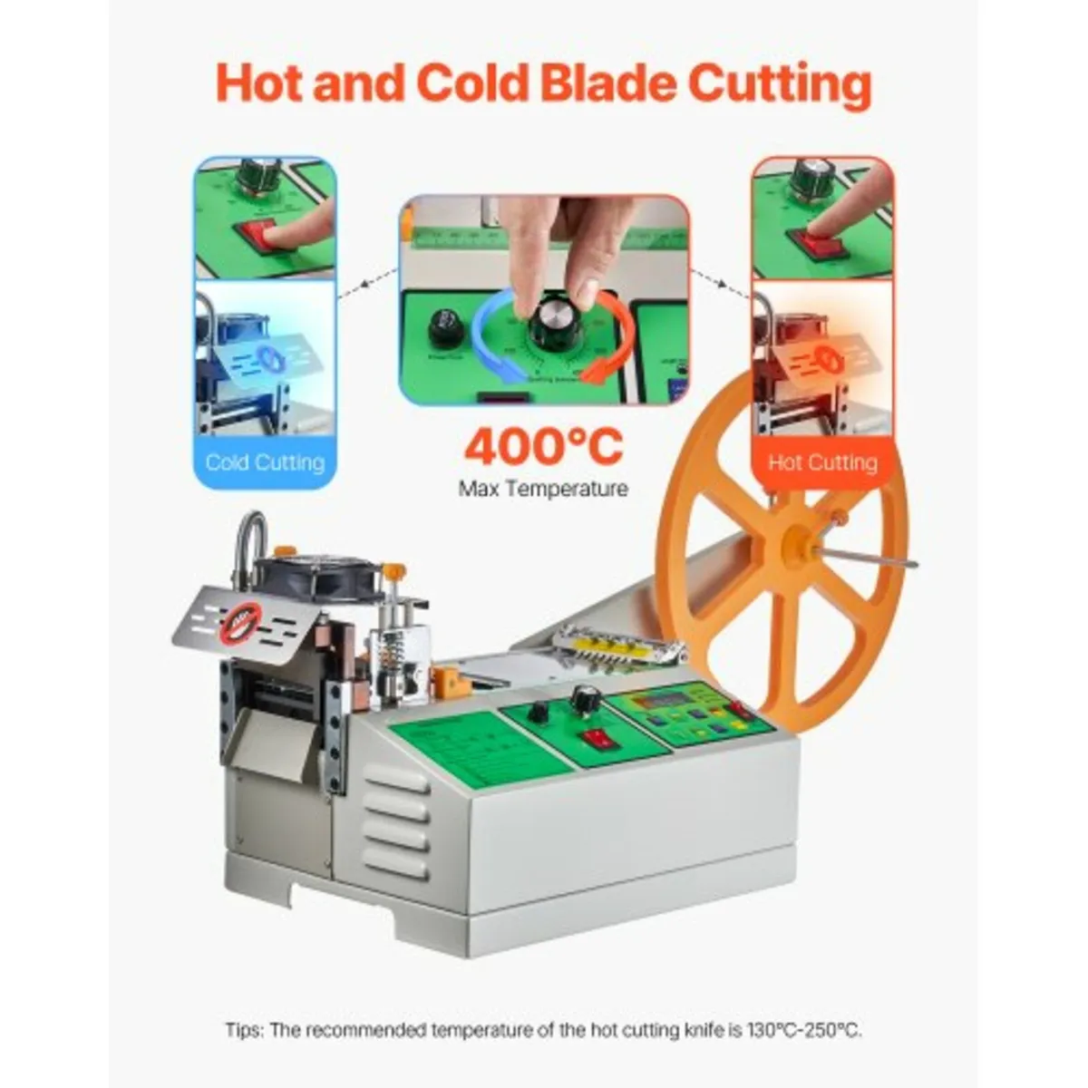 Automatic Webbing Cutting Machine, Hot and Cold Ri - Image 4