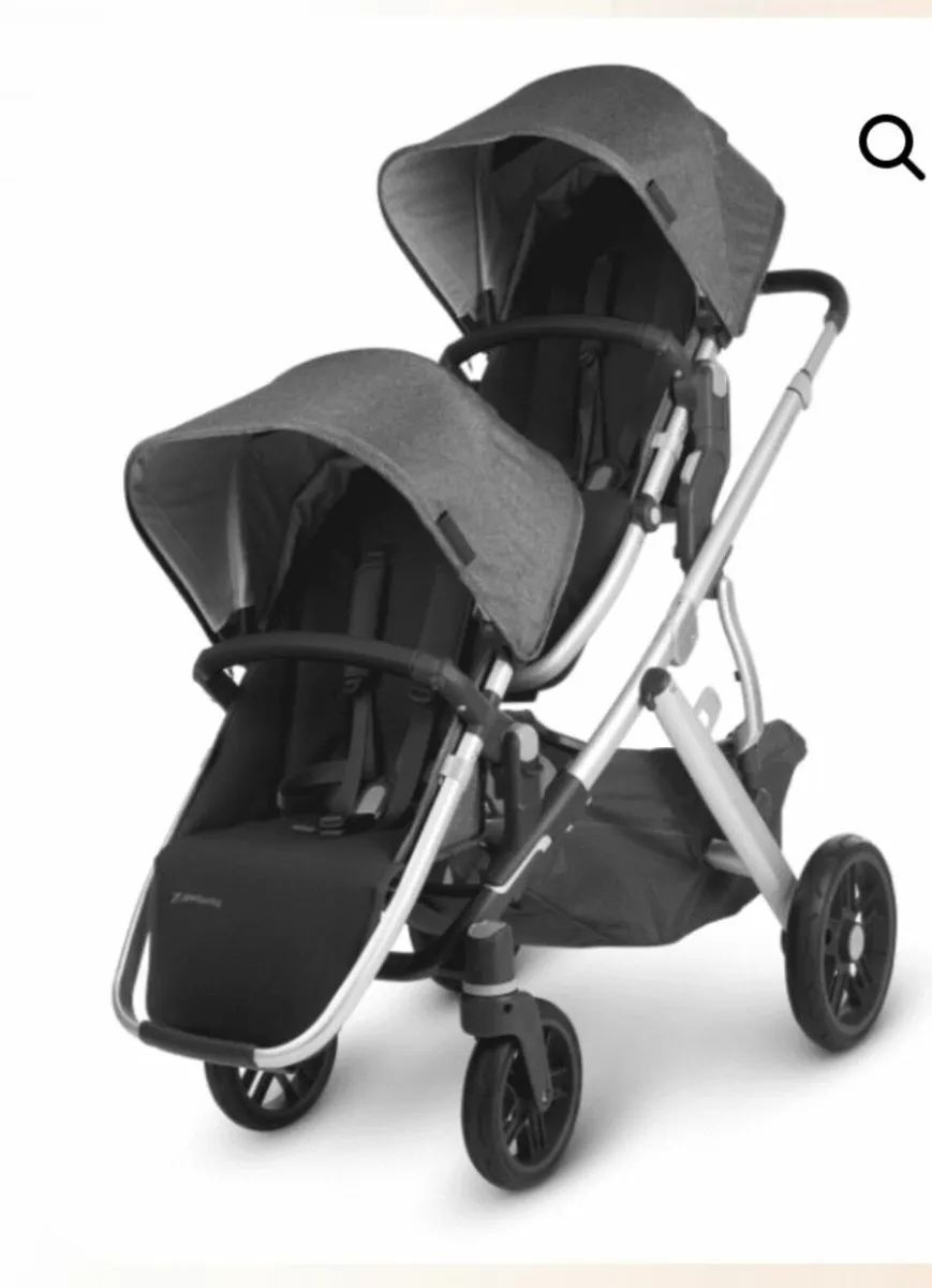 Twin Vista Uppa stroller with Bassinet - Image 2