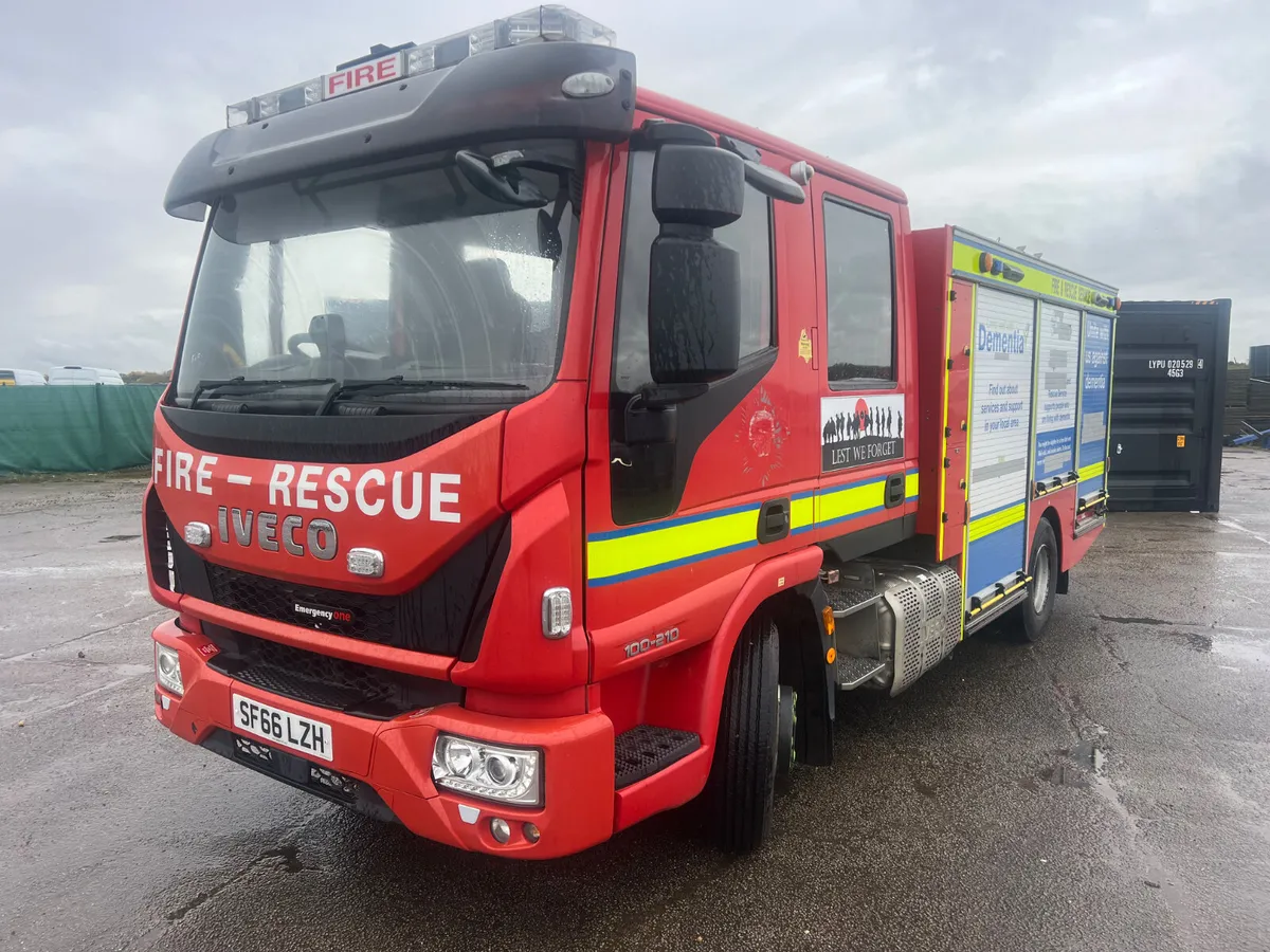 2016 10Ton Iveco eurocargo Crewcab fire engines - Image 1