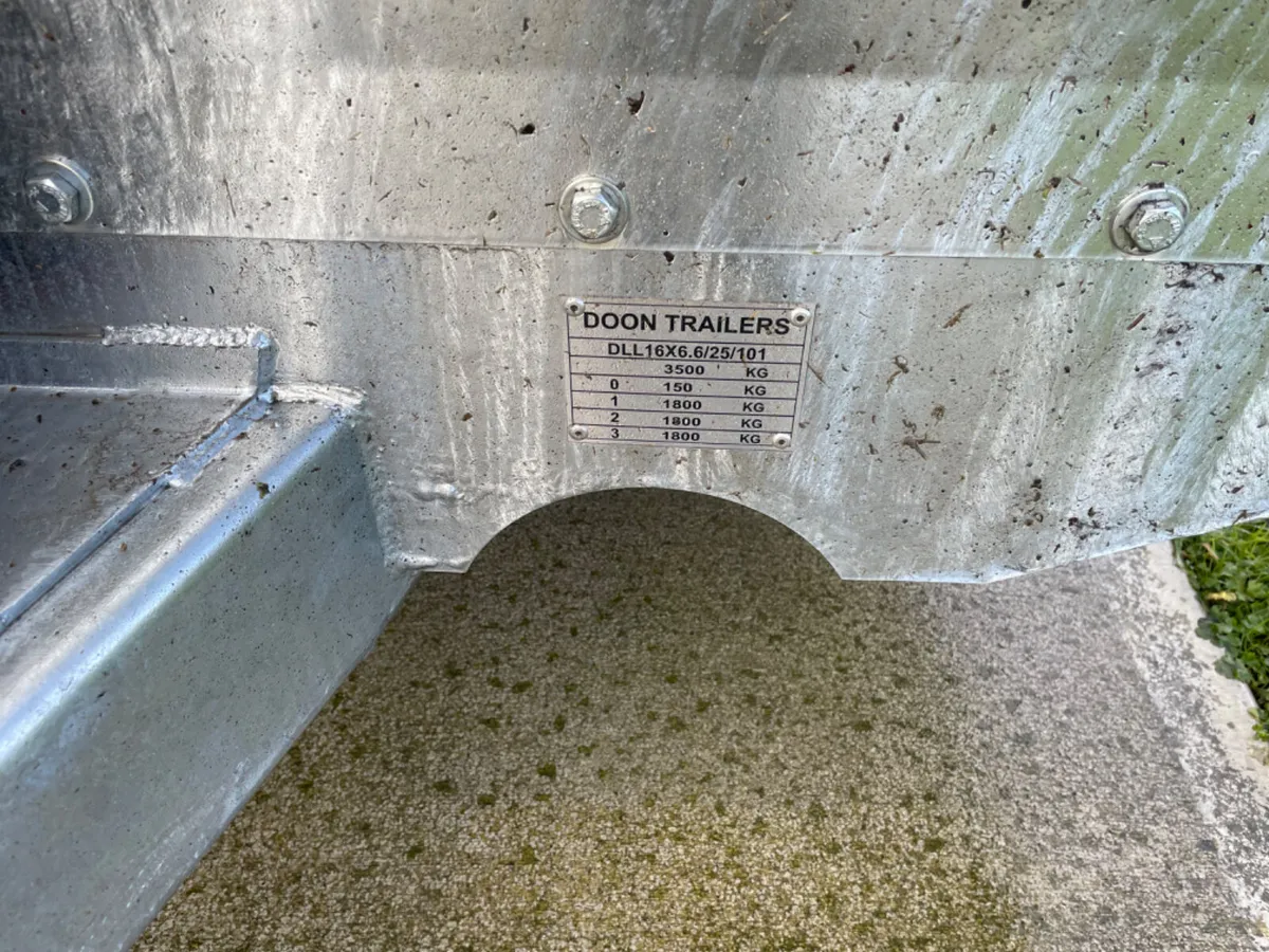 Brand new 16ft beavertail tri axle trailer - Image 3