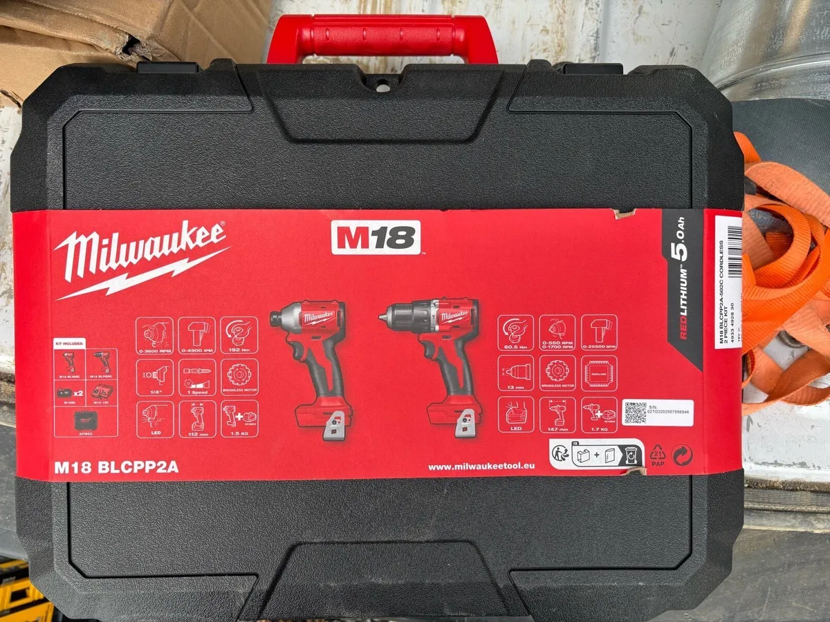 MILWAUKEE M18 BPP2Q-402C 18V 2 X 5.0 amp LI-ION - Image 1