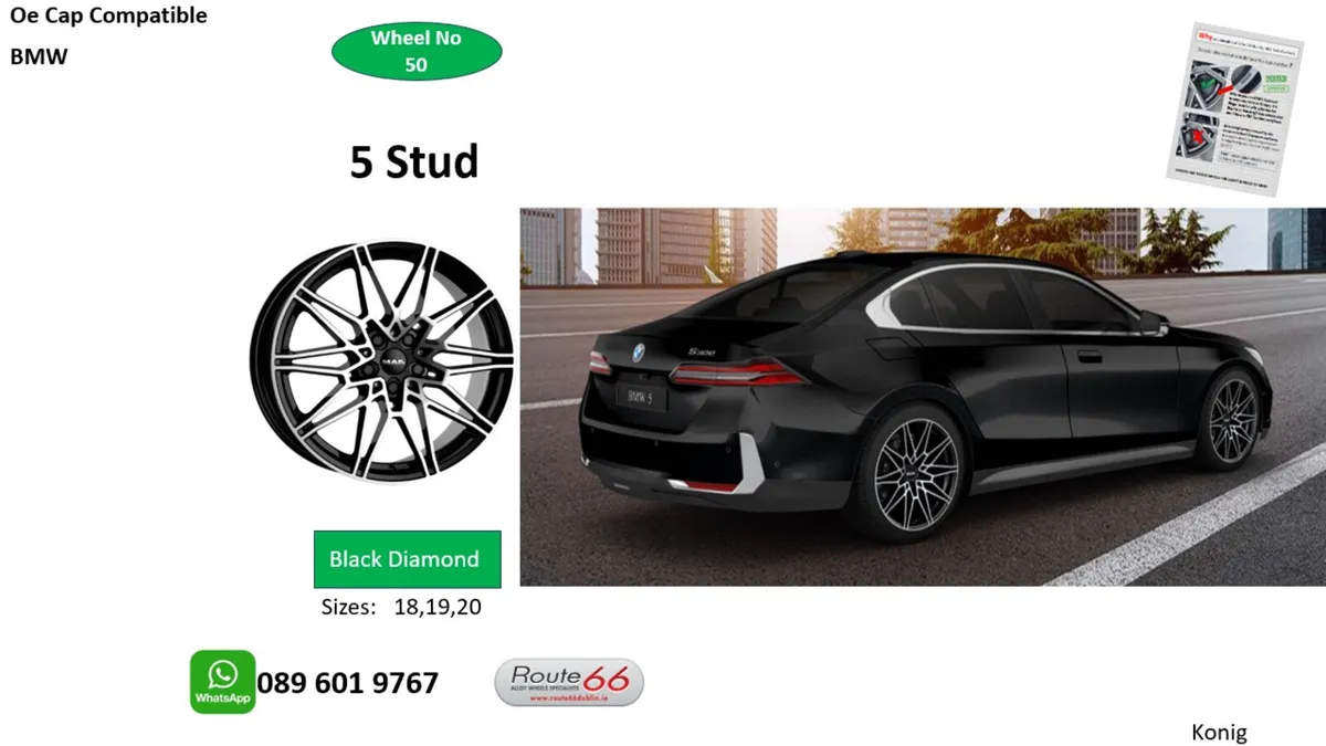 Bmw alloy wheels by Gmp, Aez,Mak Dezent - Image 4