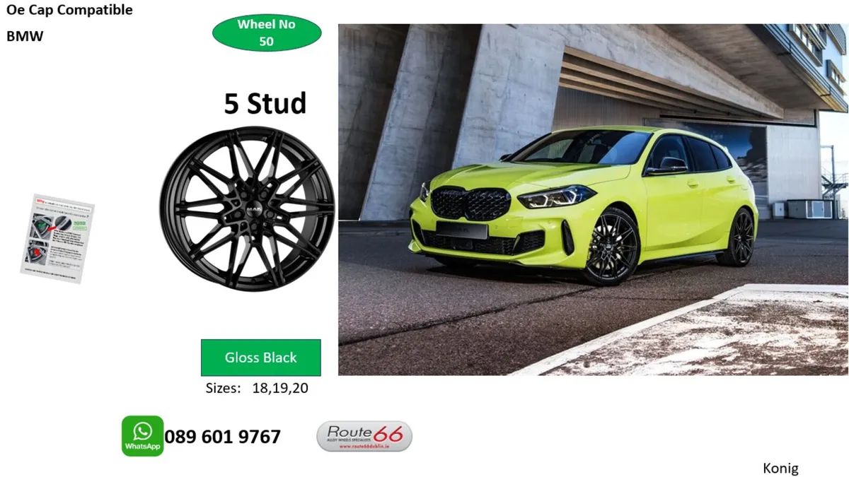 Bmw alloy wheels by Gmp, Aez,Mak Dezent - Image 3