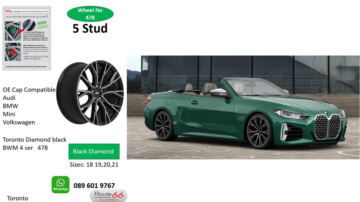 Bmw alloy wheels by Gmp, Aez,Mak Dezent - Image 1