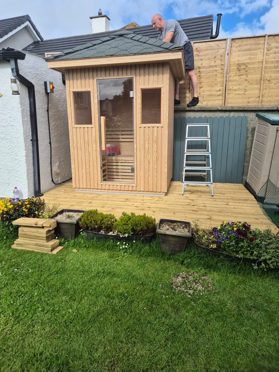 3 person outdoor sauna NEW | Garden - Image 3