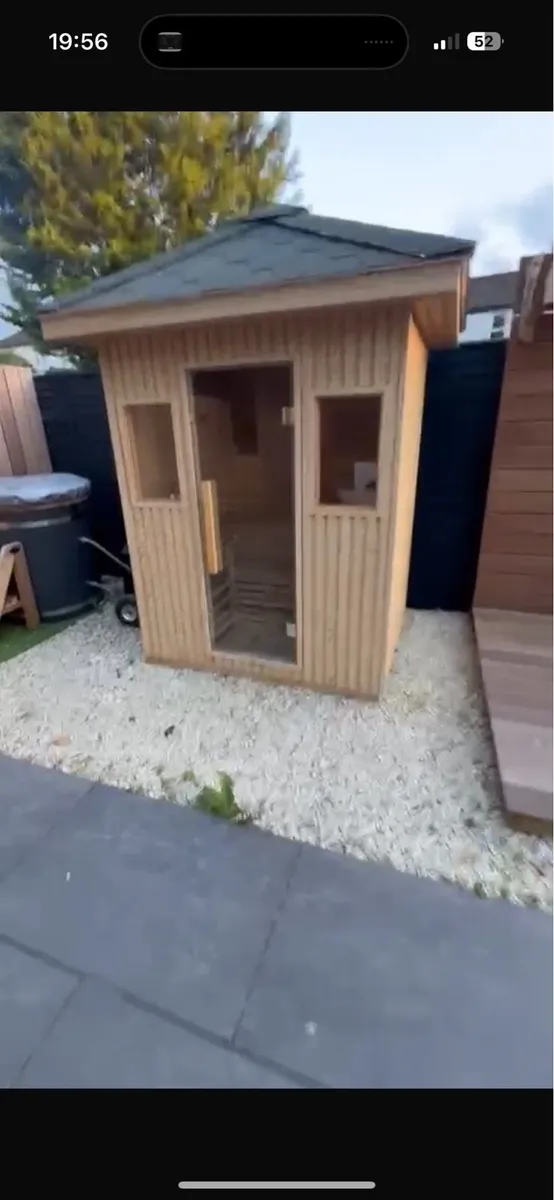 3 person outdoor sauna NEW | Garden - Image 4