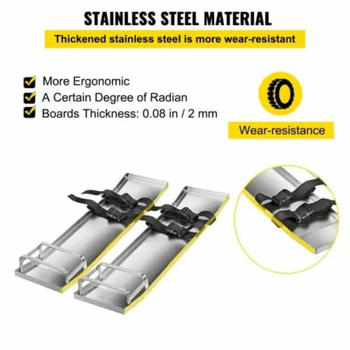 Concrete Knee Boards 30'' x 8'' Slider Knee Boards - Image 4