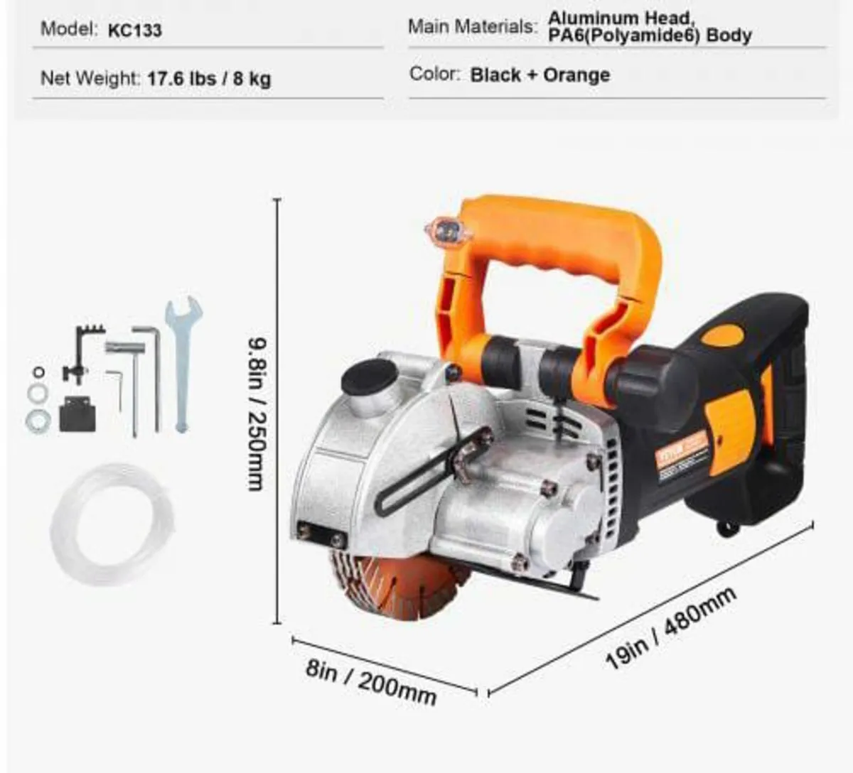 Electric Wall Chaser, Wall Groove Cutting Machine - Image 3