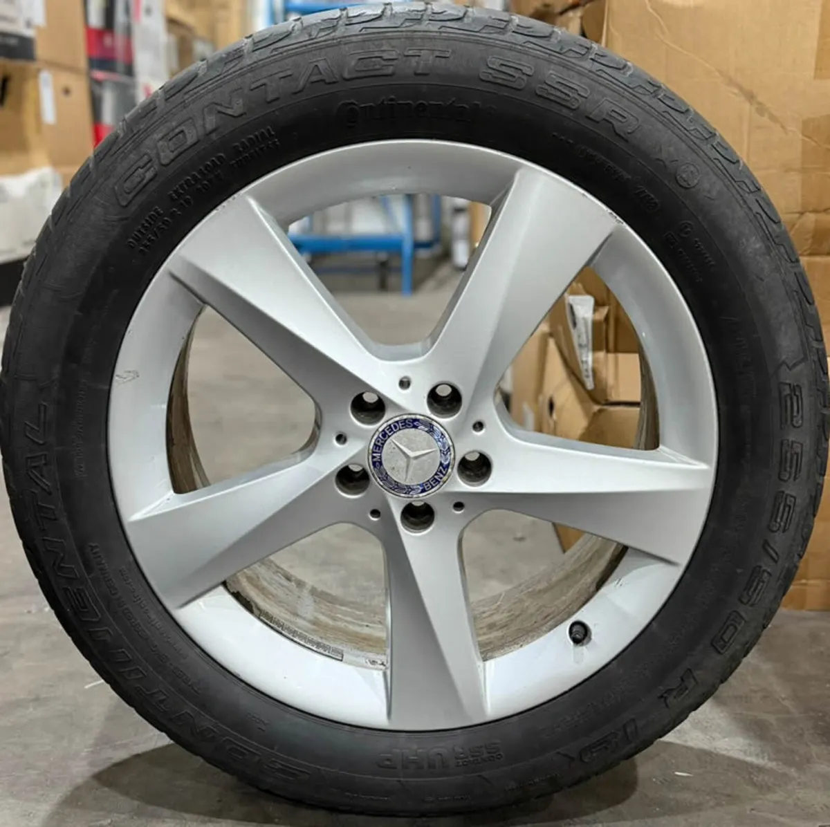19" GENUINE MERCEDES ML W166 ALLOY WHEELS & TYRES - Image 4