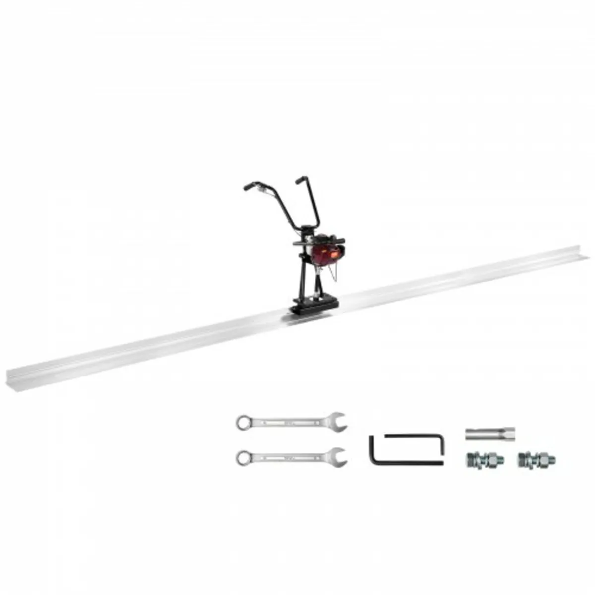 Concrete Power Screed, 12 ft Aluminum Board Straig - Image 1