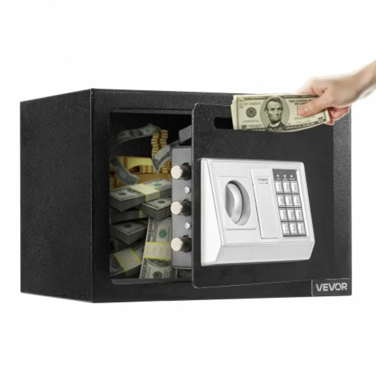 0.6 Cubic Feet Drop Safe, Drop Slot Safe Box with - Image 1