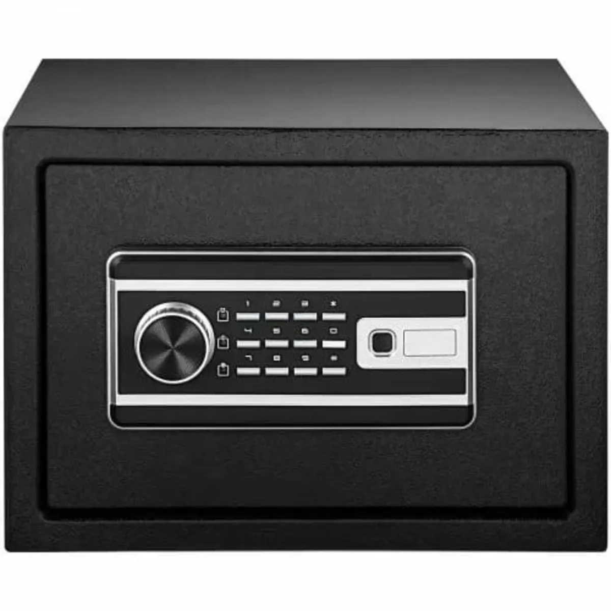 Safe Box, 0.0227 m³ Money Safe with Fingerprint Lo - Image 3