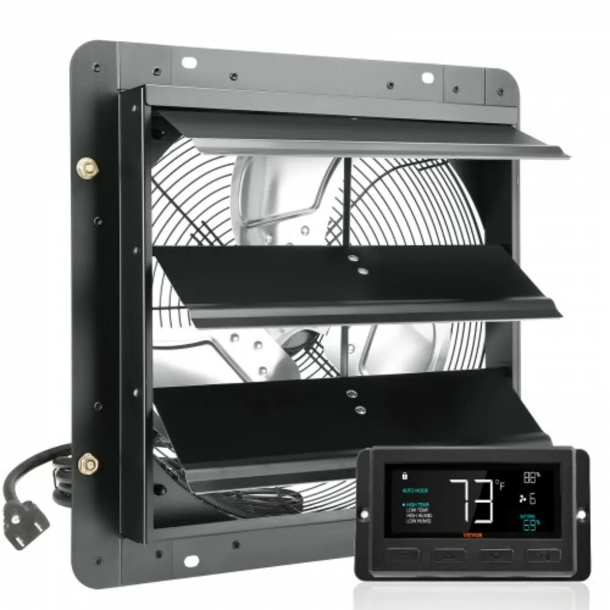 Exhaust Fan, 356 mm with Temperature Humidity Cont - Image 1