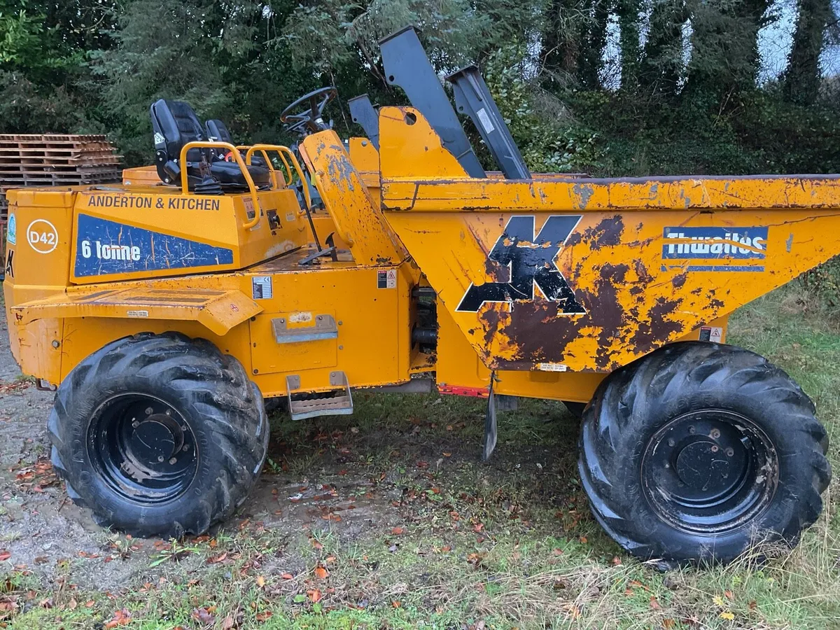 Choice of two Thwaites 6 tonne dumpers - Image 4