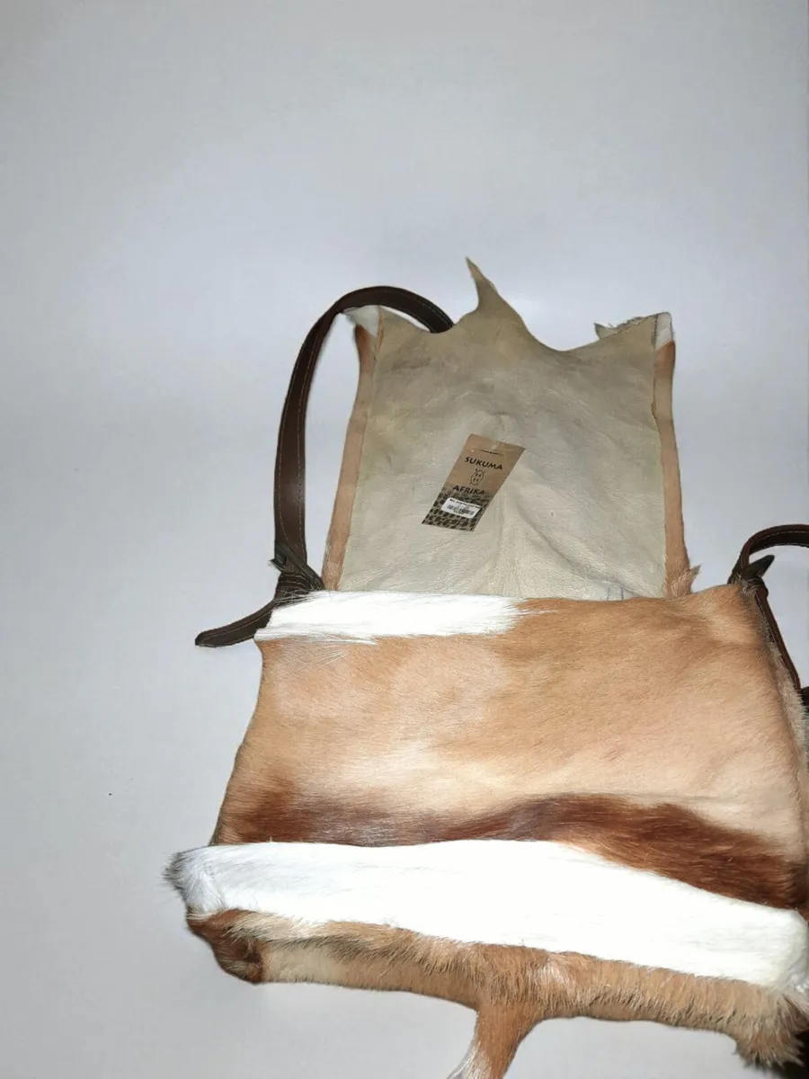 Real Springbok antelope ladies handbag - Image 3