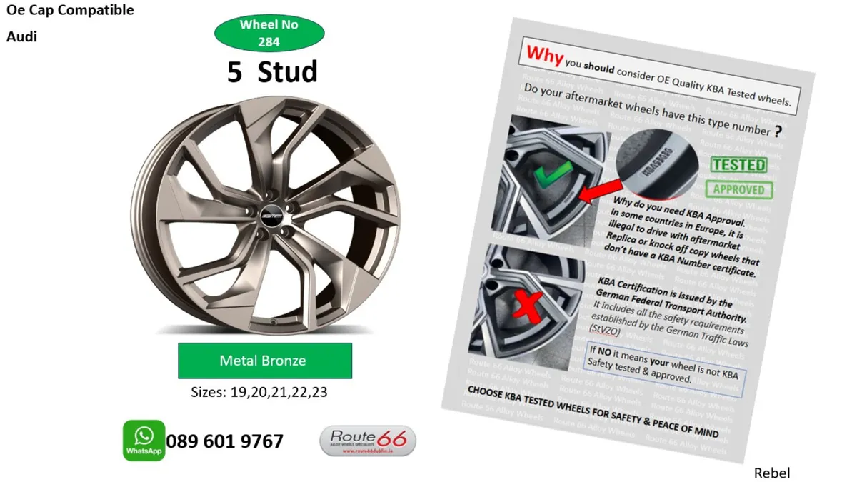 Bronze and Gold  alloy wheel collection - Image 3