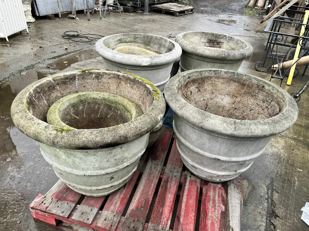 Weathered  Urns / Planters - Image 3