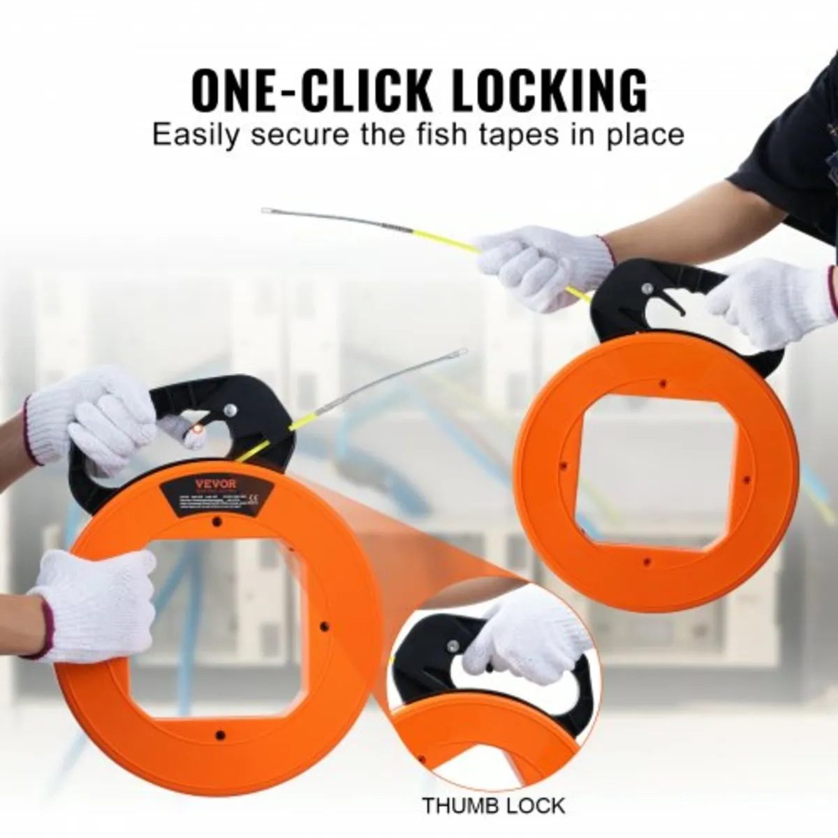 Fish Tape Wire Cable Line Puller 60,96 m 4,7 mm (2 - Image 3