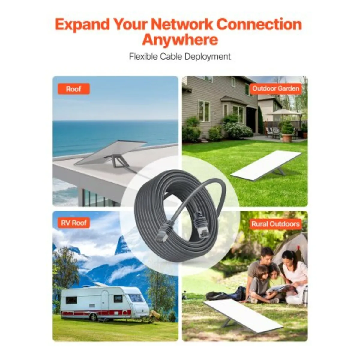 Starlink Gen 3 Cable 100 FT / 30.48 m Extension Ca - Image 4