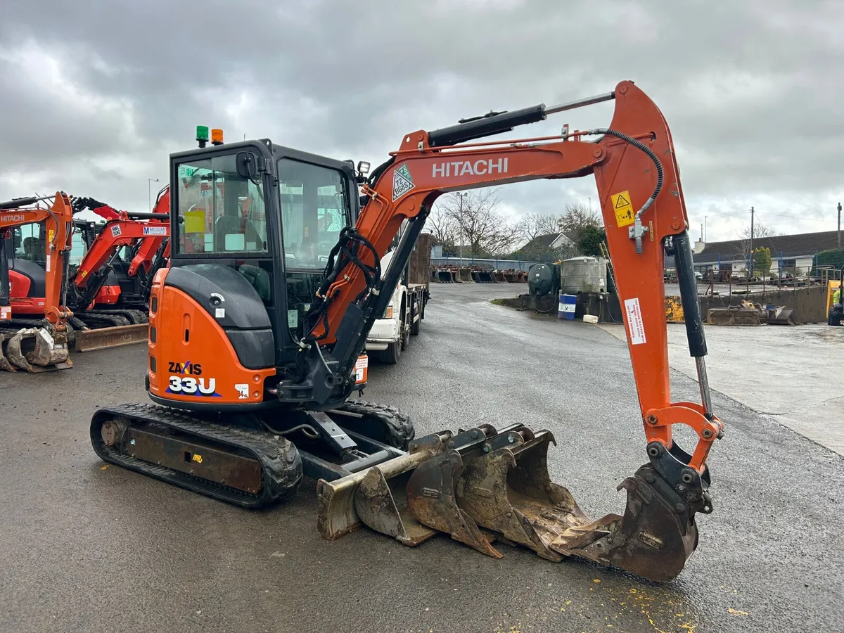 2022 Hitachi ZX33U 2700Hrs - MULLANS - Image 1