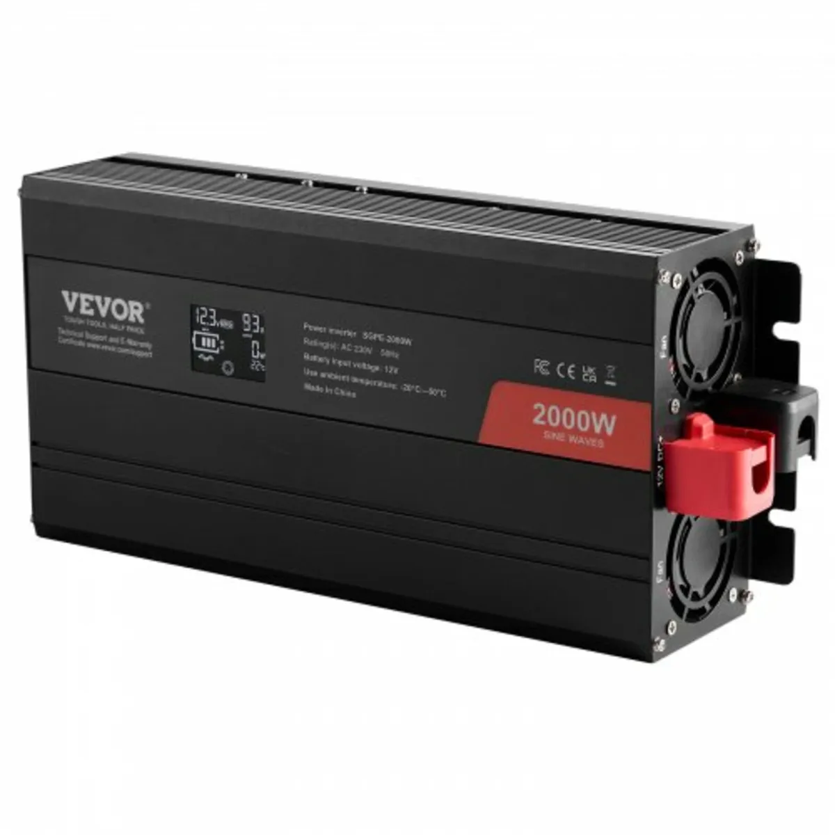Pure Sine Wave Inverter, 2000 Watt, DC 12V to AC 2 - Image 4