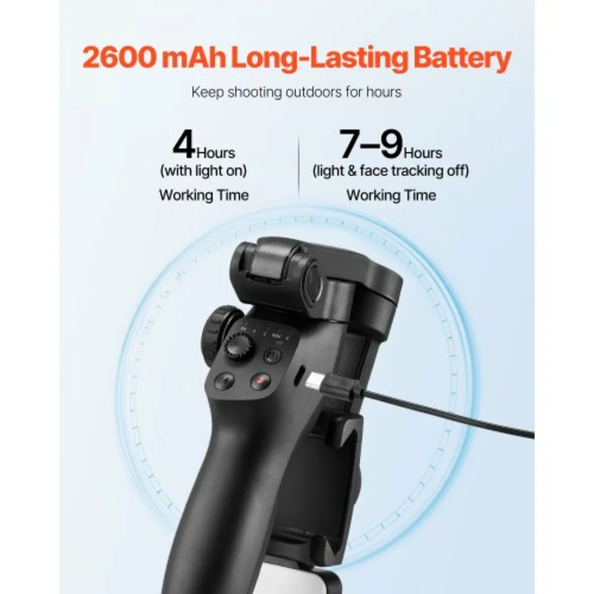 3-Axis Phone Gimbal Stabilizer for Smartphone with - Image 4
