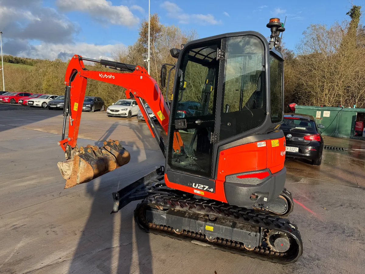 2024 - Kubota U27-4  Geith Quick Hitch 250 HRS 1OW - Image 1