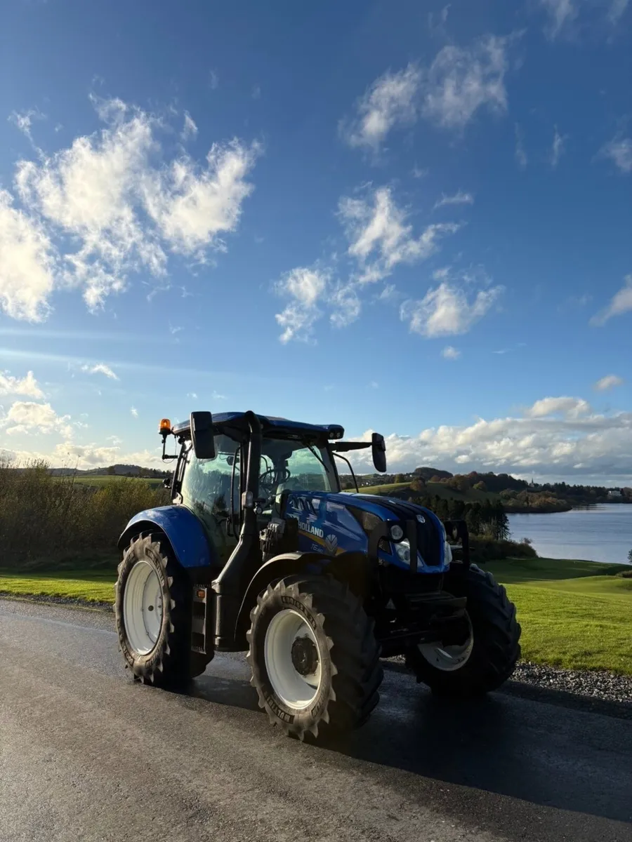 2021 New Holland T6 180 with front loader - Image 1