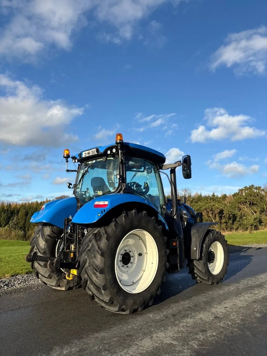 2021 New Holland T6 180 with front loader - Image 3