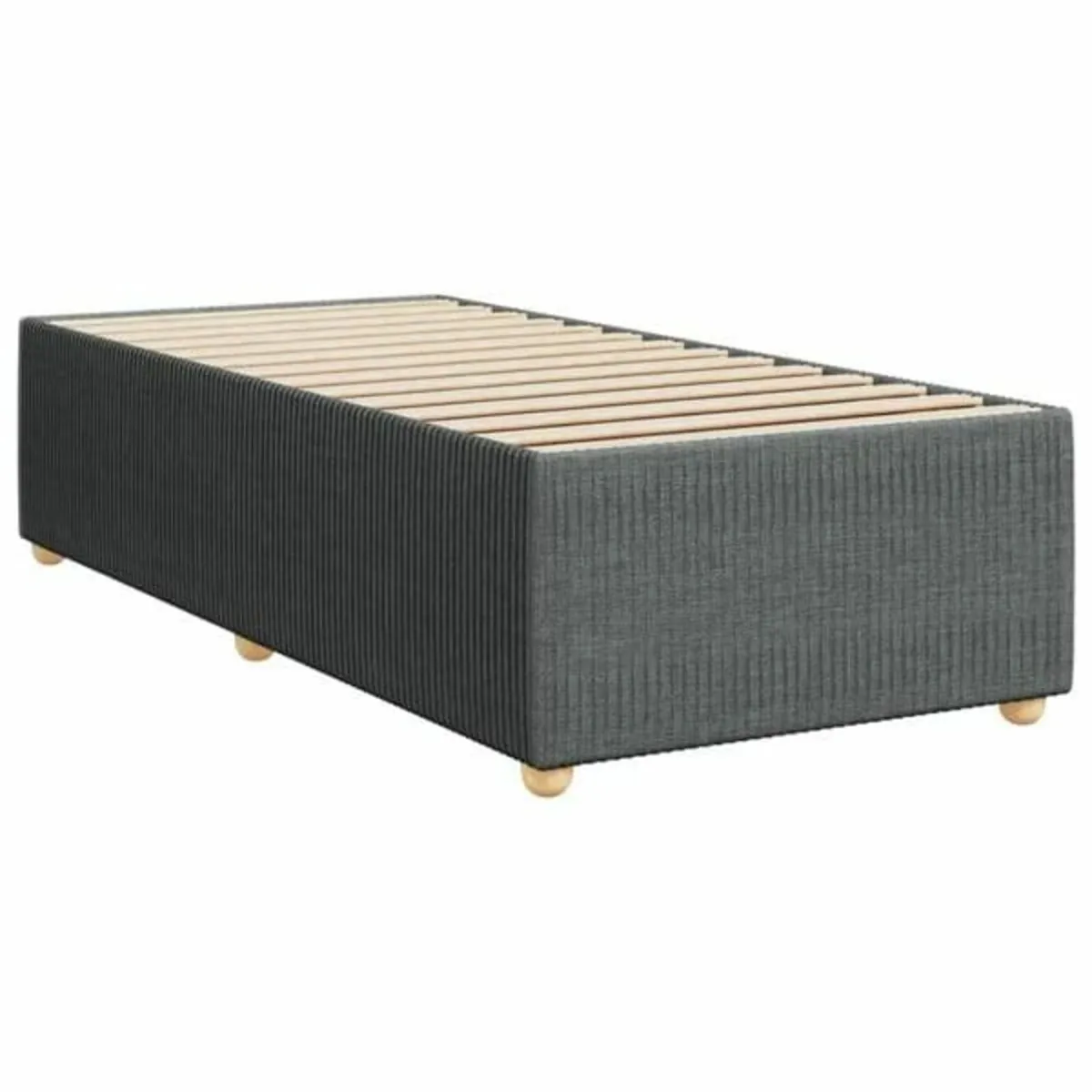 Bed Frame without Mattress grey Single Fabric

Des - Image 4